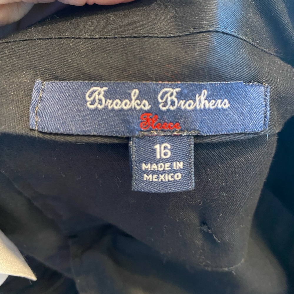 Brooks Brothers. Boys size 16 black dress pants